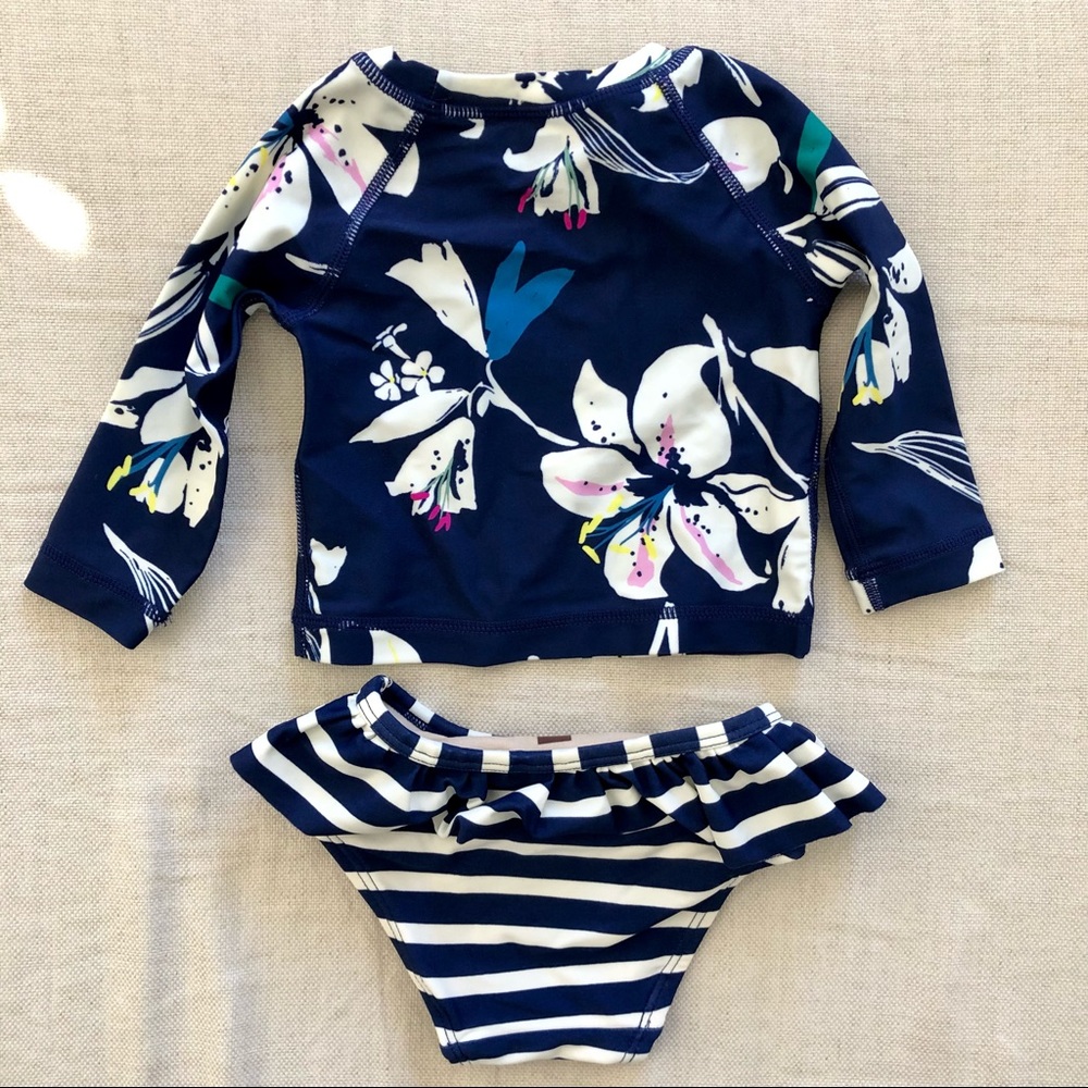 NWOT Tea Collection Rash Guard Two Piece - Picture 3 of 7